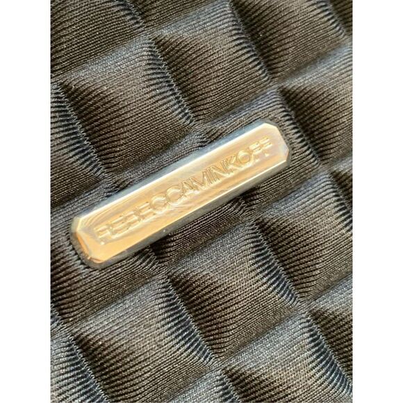 Rebecca Minkoff Regan Textured Neoprene Crossbody Messenger Laptop Bag in Black - Picture 7 of 10